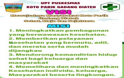 Visi dan Misi Puskesmas KPGD