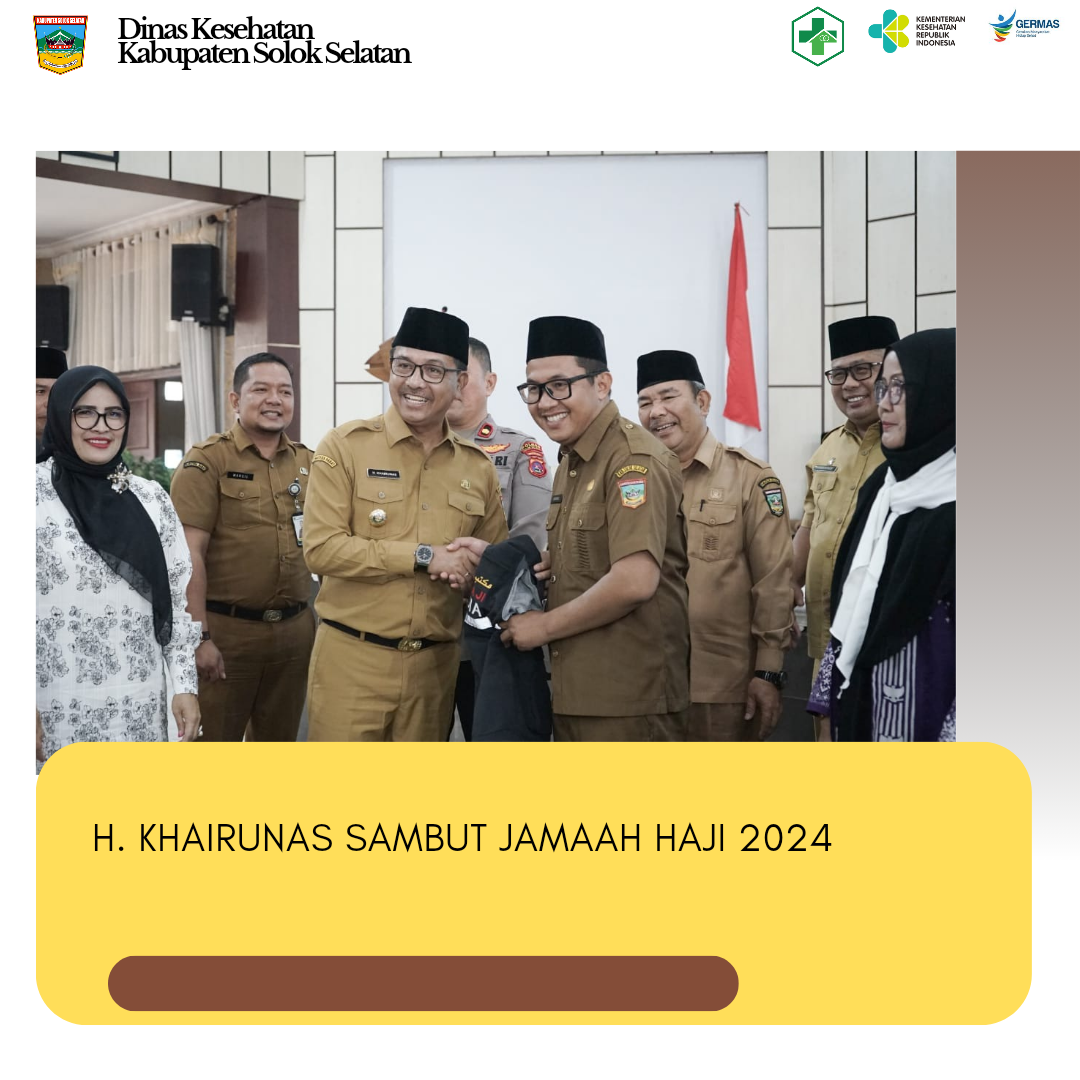 H. Khairunas Sambut Jamaah Haji 2024