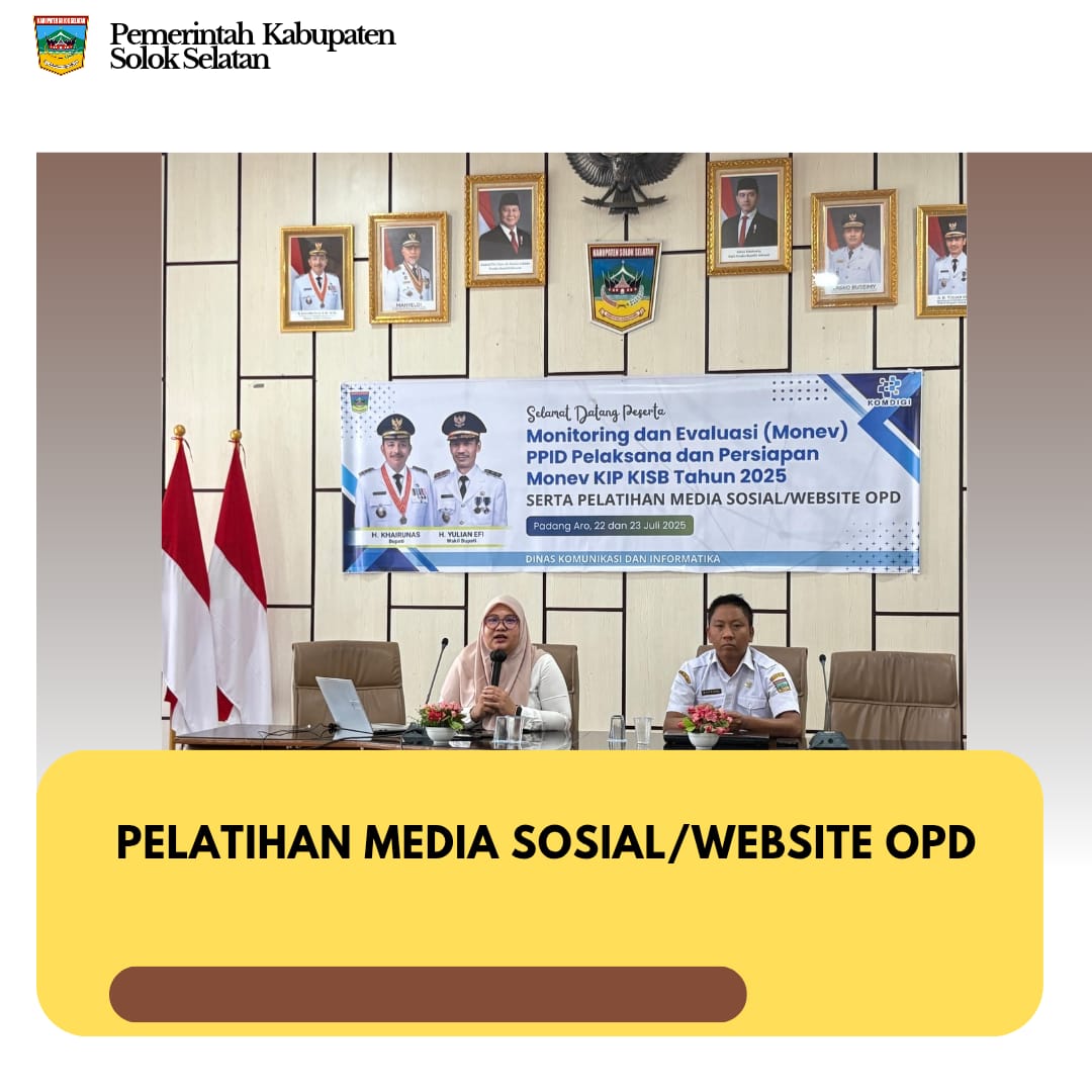 Tingkatkan Pengetahuan Pengelola Website, Dinkes Mengikuti Pelatihan Media Sosial/Website OPD