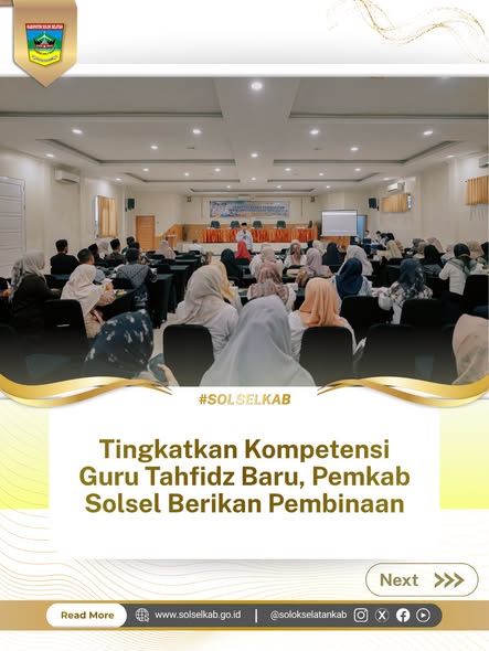 Tingkatkan Kompetensi Guru Tahfidz Baru, Pemkab Solsel Berikan Pembinaan